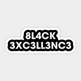 Black Excellence Sticker